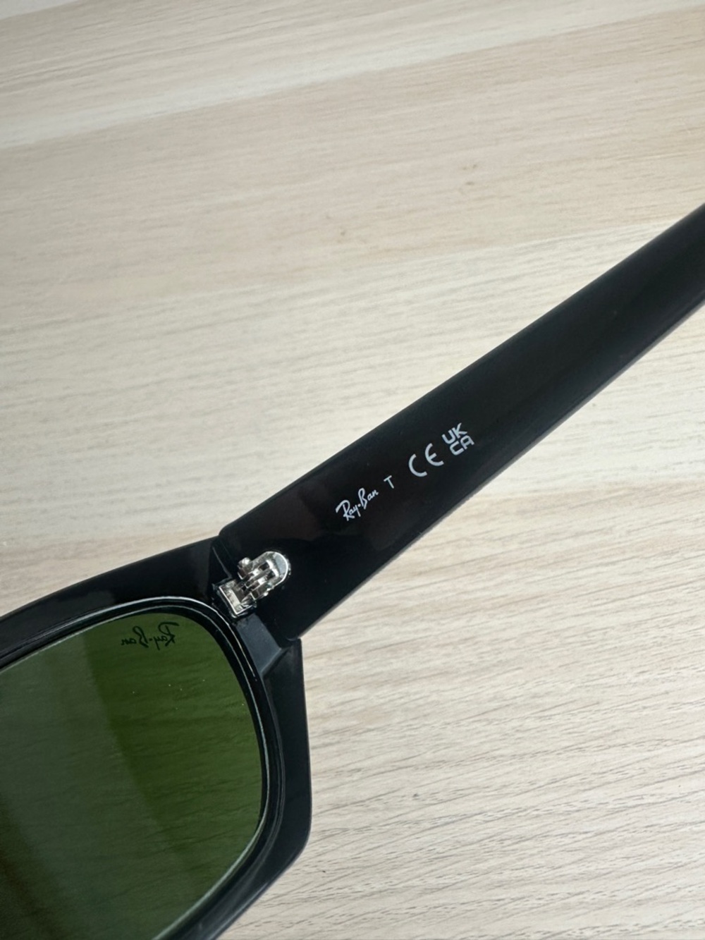 Ray-Ban RB4430 Zena Black/Green Sunglasses - Picture 4 of 6